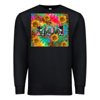 Black Mom rainbow sunflower Premium Sweatshirt - CowGirlArtShop