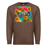 Chestnut Mom rainbow sunflower Premium Sweatshirt - CowGirlArtShop