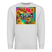 Dove Grey Mom rainbow sunflower Premium Sweatshirt - CowGirlArtShop