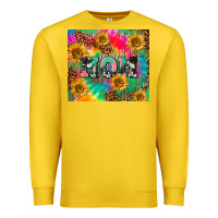 Lemon Mom rainbow sunflower Premium Sweatshirt - CowGirlArtShop