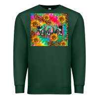 Sports Green Mom rainbow sunflower Premium Sweatshirt - CowGirlArtShop