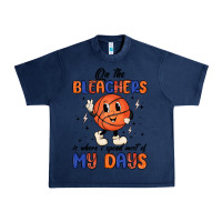 Navy on the bleachers is where i spend most of my days Urban Heavy Tee - MaliasSmallBusiness