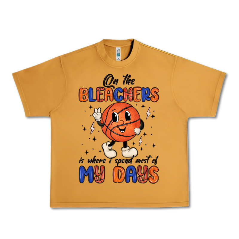 On The Bleachers Is Where I Spend Most Of My Days Urban Heavy Tee by MaliasSmallBusiness | Teevron