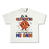 Pistachio on the bleachers is where i spend most of my days Urban Heavy Tee - MaliasSmallBusiness