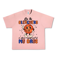 Salmon on the bleachers is where i spend most of my days Urban Heavy Tee - MaliasSmallBusiness