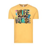 Vintage Mustard wife mom nurse Vintage Tee - NancyCooperArtShop