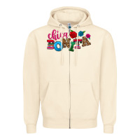 Sandshell Chica bonita Zipper Hoodie - NancyCooperArtShop