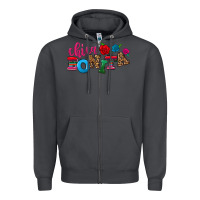 Smoke Chica bonita Zipper Hoodie - NancyCooperArtShop