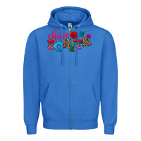 True Royal Chica bonita Zipper Hoodie - NancyCooperArtShop