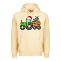 Pina Colada christmas tractor Premium Hoodie - CowGirlArtShop