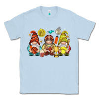 Dusty Blue sports gnomies Classic Tee - NancyCooperArtShop