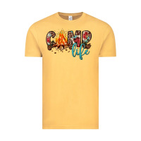 Vintage Mustard camp life Vintage Tee - JahusDesignShop