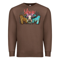 Chestnut Show mom cow Premium Sweatshirt - CowGirlArtShop