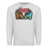 Dove Grey Show mom cow Premium Sweatshirt - CowGirlArtShop