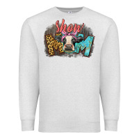 Oatmeal Heather Show mom cow Premium Sweatshirt - CowGirlArtShop