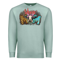 Seafoam Show mom cow Premium Sweatshirt - CowGirlArtShop