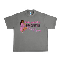 Tornado make yourself a priority today and everyday afro w Urban Heavy Tee - NancyCooperArtShop