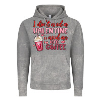 Cloud Rock i don t need a valentine i need an iced coffee Vintage Hoodie - MaliasSmallBusiness