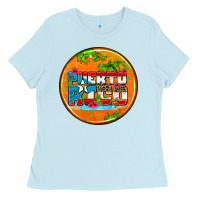 Baby Blue puerto rico coasters Ladies Tee - AdoDesignShop