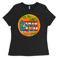 Black puerto rico coasters Ladies Tee - AdoDesignShop