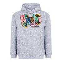 Heather Grey nurse Heavyweight Hoodie - CowGirlArtShop