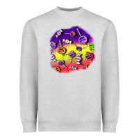 Halloween Candy  Patches Heavyweight Sweatshirt | Teevron