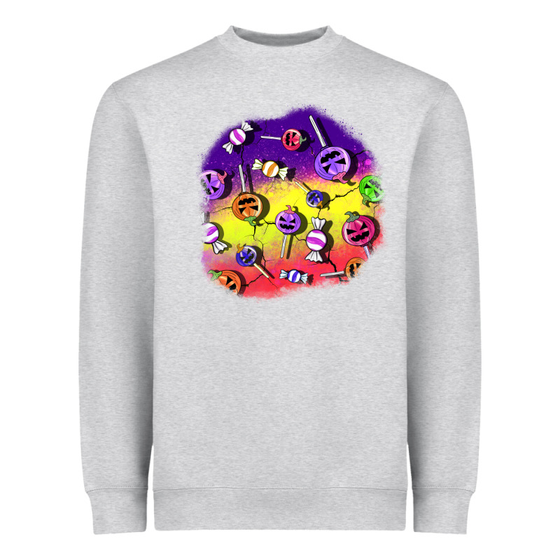 Halloween Candy  Patches Heavyweight Sweatshirt by BundleAndBundleShop | Teevron