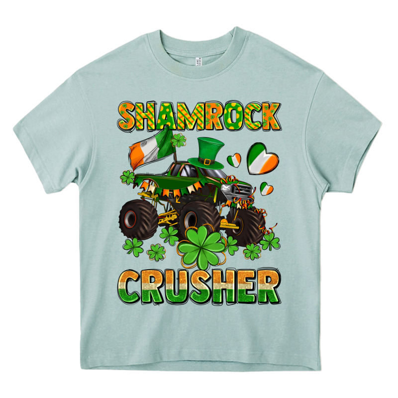 Shamrocks Crusher Monster Truck With Shamrocks Heavy Core Tee by AdoDesignShop | Teevron