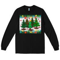 Black christmas trees tumbler Long Sleeve Tee - BundleAndBundleShop