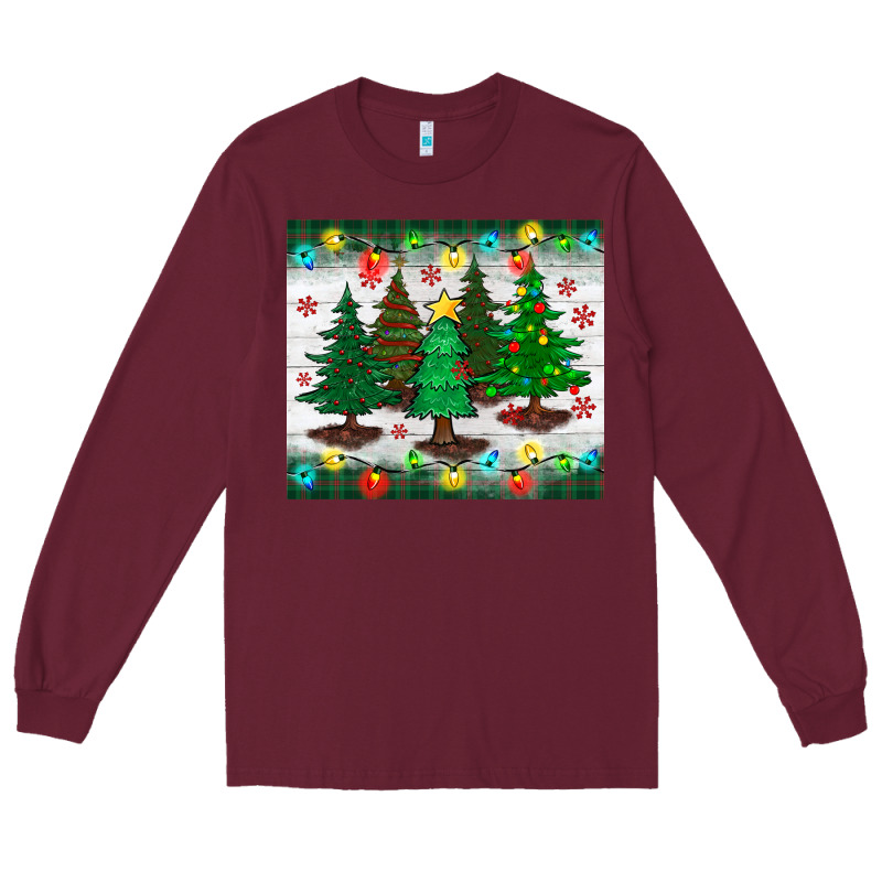 Christmas Trees Tumbler Long Sleeve Tee by BundleAndBundleShop | Teevron