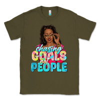 Army Green chasing goals not people Classic Tee - NancyCooperArtShop