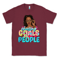 Burgundy chasing goals not people Classic Tee - NancyCooperArtShop