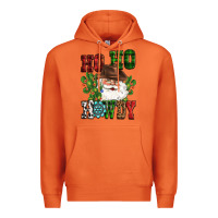 Carrot ho ho howdy santa Premium Hoodie - CowGirlArtShop
