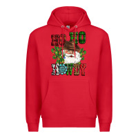 Red ho ho howdy santa Premium Hoodie - CowGirlArtShop