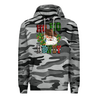 Slate Camo ho ho howdy santa Premium Hoodie - CowGirlArtShop
