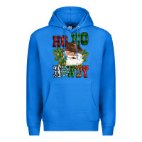 True Royal ho ho howdy santa Premium Hoodie - CowGirlArtShop