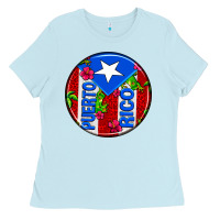 Baby Blue puerto rico coasters Ladies Tee - AdoDesignShop