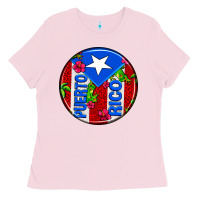 Bubblegum Pink puerto rico coasters Ladies Tee - AdoDesignShop