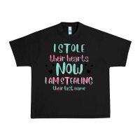Black i stole their hearts now i am stealing their last Urban Heavy Tee - MaliasSmallBusiness