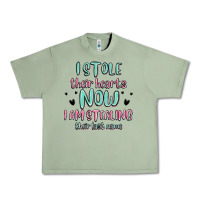 Oil Green i stole their hearts now i am stealing their last Urban Heavy Tee - MaliasSmallBusiness