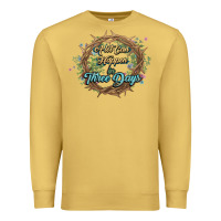 Antique Gold Crown of thorns Easter Day Premium Sweatshirt - HowdyJamesFarm