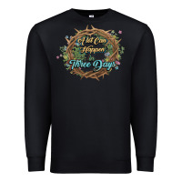 Black Crown of thorns Easter Day Premium Sweatshirt - HowdyJamesFarm