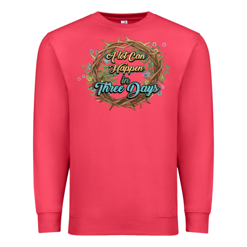 Crown Of Thorns Easter Day Premium Sweatshirt by HowdyJamesFarm | Teevron