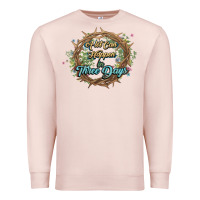 Pale Pink Crown of thorns Easter Day Premium Sweatshirt - HowdyJamesFarm
