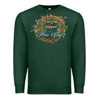Sports Green Crown of thorns Easter Day Premium Sweatshirt - HowdyJamesFarm
