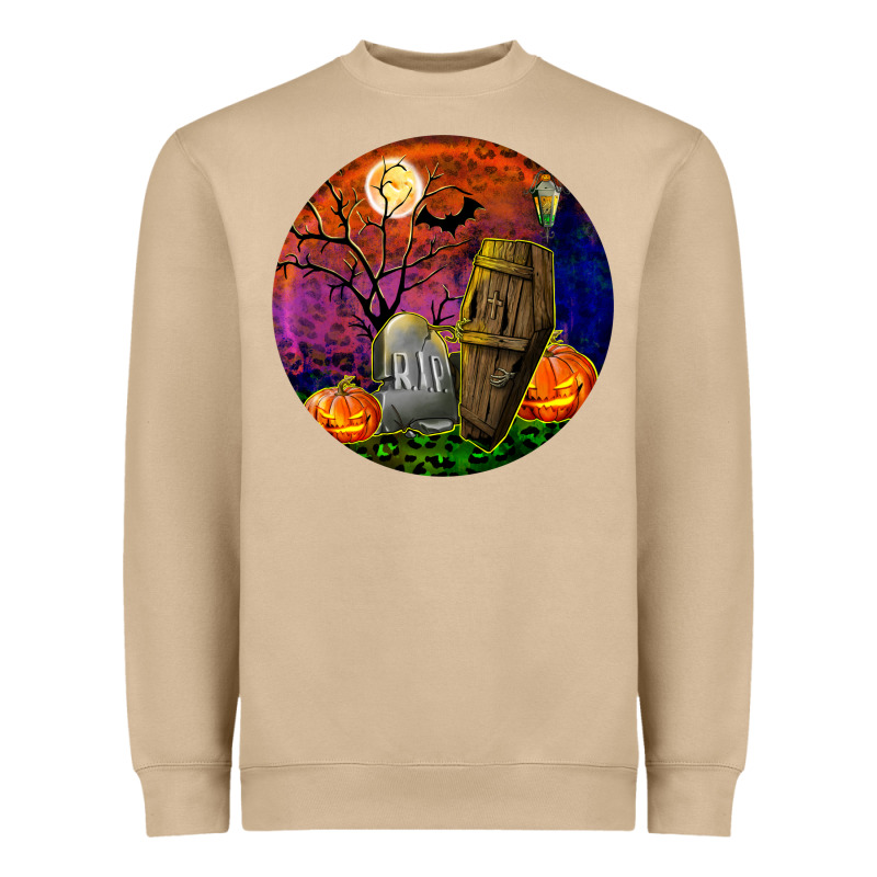 Halloween Round Heavyweight Sweatshirt by BundleAndBundleShop | Teevron