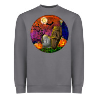Storm halloween round Heavyweight Sweatshirt - BundleAndBundleShop