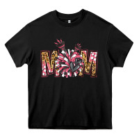 Black cheer mom Heavy Core Tee - Jasminsmagicworld
