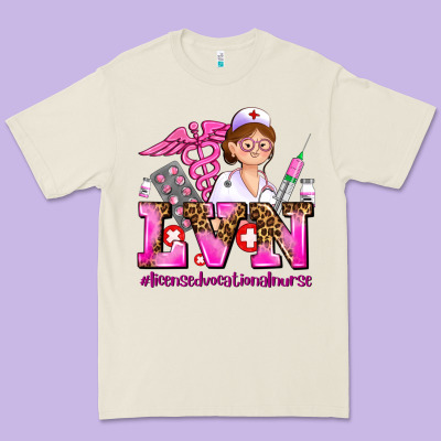 Lvn Licensed Vocational Nurse Premium Tee Designed By Adodesignshop