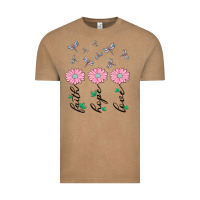 Vintage Coffee faith hope love Vintage Tee - MaliasSmallBusiness